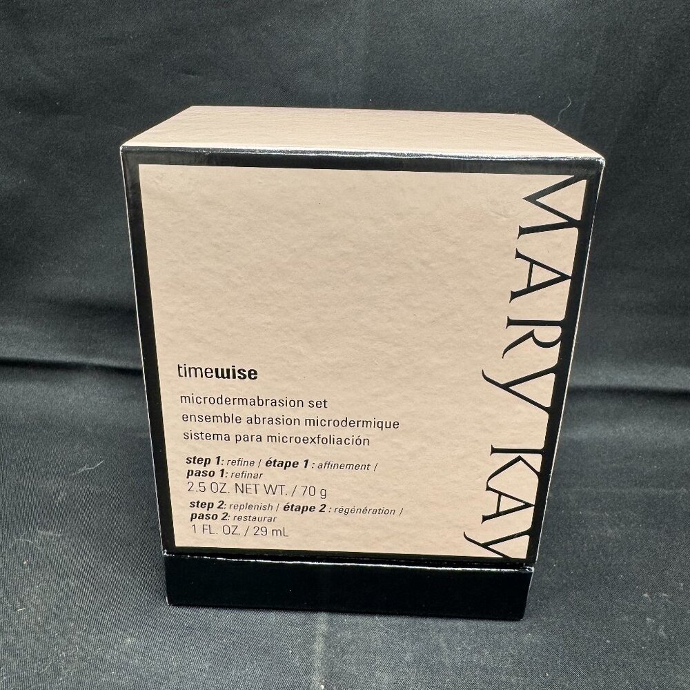 Vintage Mary Kay Timewise Microdermabrasion Set Refine & Replenish NEW
